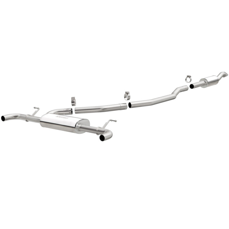 MagnaFlow 13-15 Lincoln MKZ L4 2.0L Turbo Stainless Cat Back Performance Exhaust Dual Split Rear - awdtuningtx