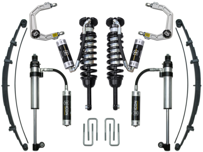 ICON 05-15 Toyota Tacoma 0-3.5in/16-17 Toyota Tacoma 0-2.75in Stage 8 Suspension System w/Billet Uca - awdtuningtx