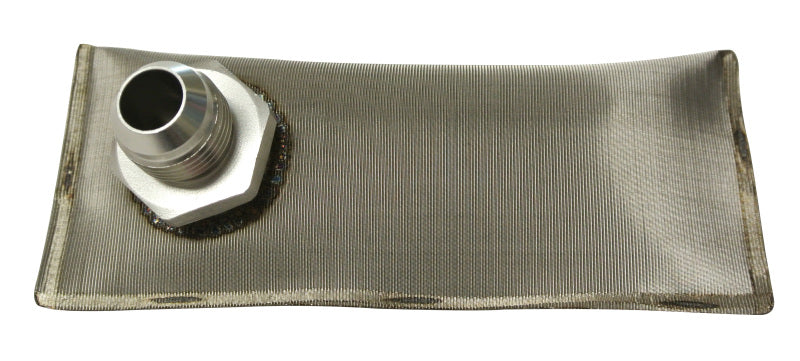 Fuelab In-Tank Fuel Sock Kit 100 Micron Stainless w/-10AN Adaptor Fitting for 4X4xx Series Pumps - awdtuningtx