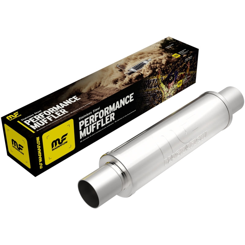MagnaFlow Muffler Mag SS 14X4X4 2.5X2.5 - awdtuningtx