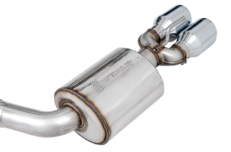AWE Tuning 2015+ Dodge Challenger 6.4L/6.2L Non-Resonated Touring Edition Exhaust - Quad Silver Tips - awdtuningtx