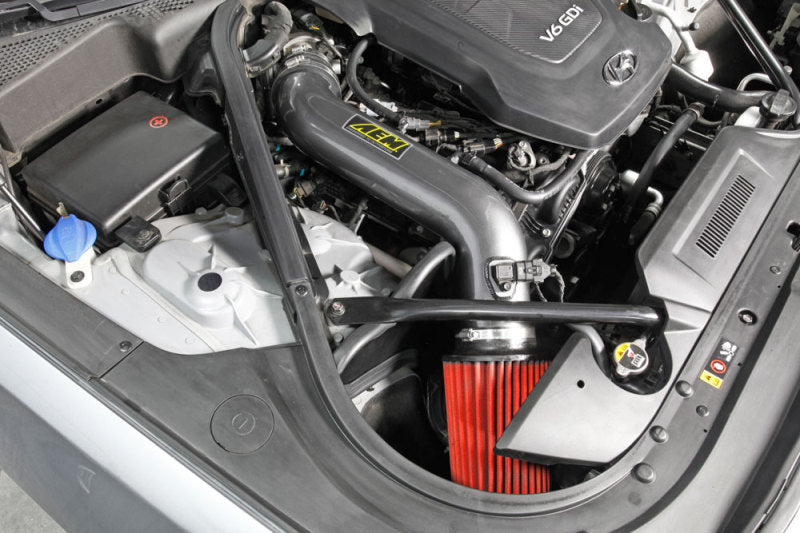 AEM 2015 Hyundai Genesis 3.8L-V6 F/I Silver Cold Air Intake - awdtuningtx