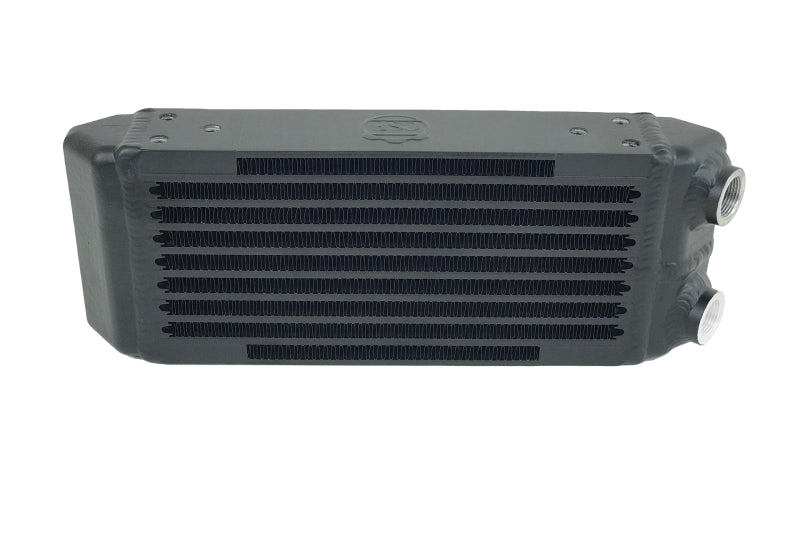 CSF Universal Dual-Pass Oil Cooler - M22 x 1.5 - 13in L x 4.75in H x 2.16in W - awdtuningtx