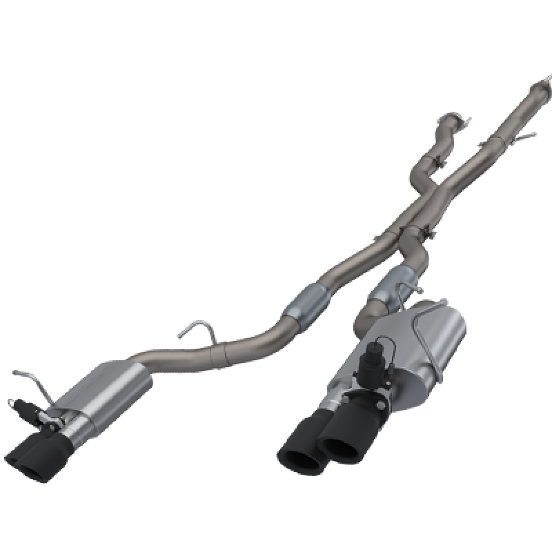 QTP 2018+ Jeep Grand Cherokee Trackhawk 304SS Screamer Cat-Back Exhaust w/4in Black Tips - awdtuningtx