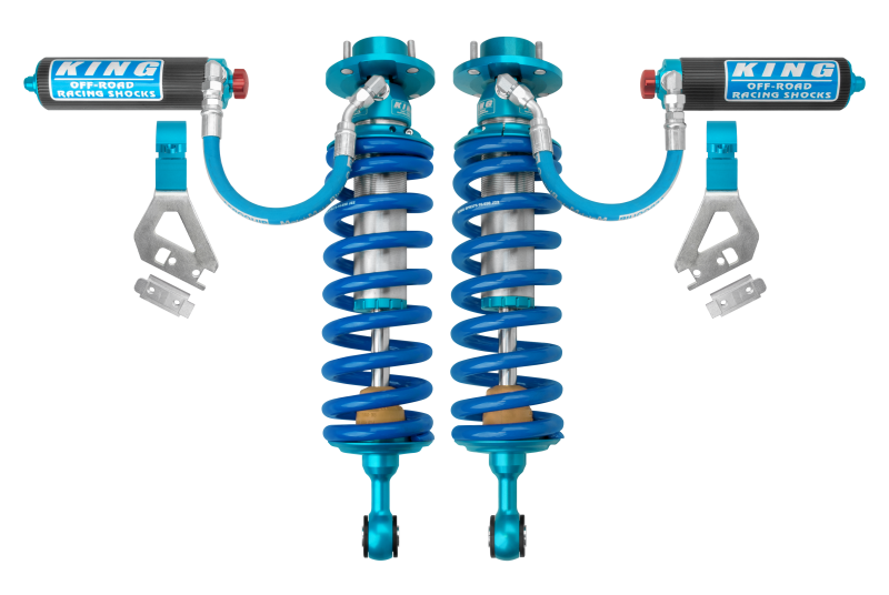 King Shocks 2022+ Toyota Tundra Front 2.5 Dia w/ Remote Reservoir Coilover & Adjuster (Pair) - awdtuningtx