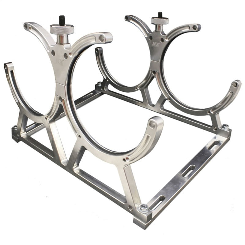 Nitrous Express Billet Bracket for Dual 10 Or 15lb N2O Bottle Incl Floor Mounts - awdtuningtx