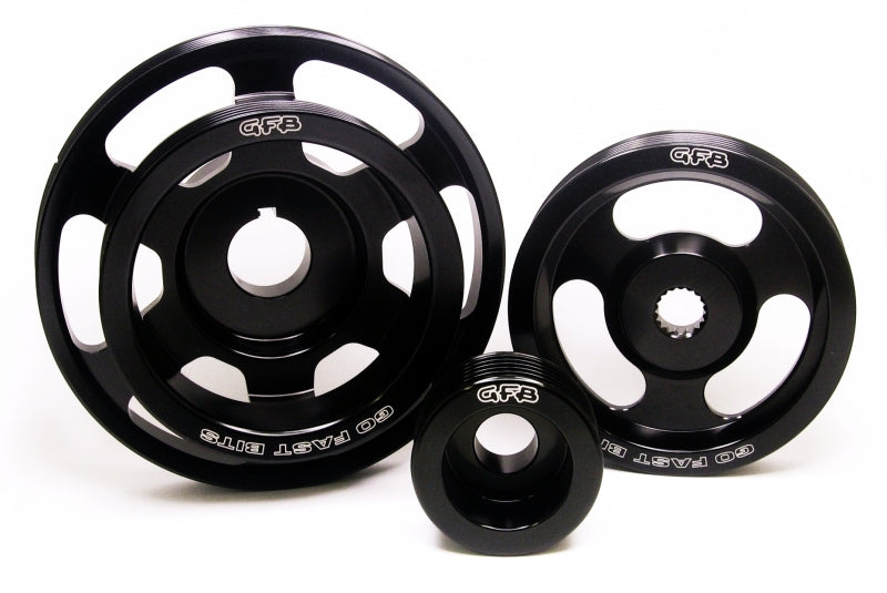 GFB 08+ WRX/STi / 09+ Forester / 03-09 LGT 3 pc Underdrive/Non-Underdrive Pulley Kit - awdtuningtx