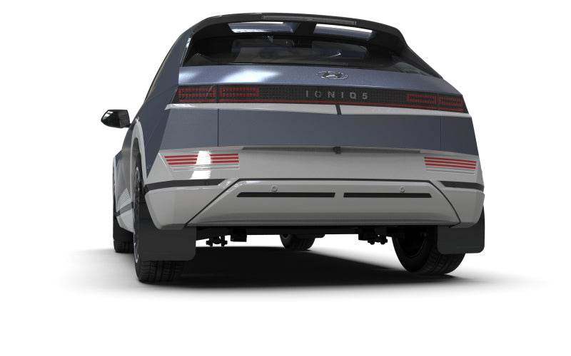 Rally Armor 2022 Hyundai Ioniq 5 Black Mud Flap w/ Red Logo - awdtuningtx