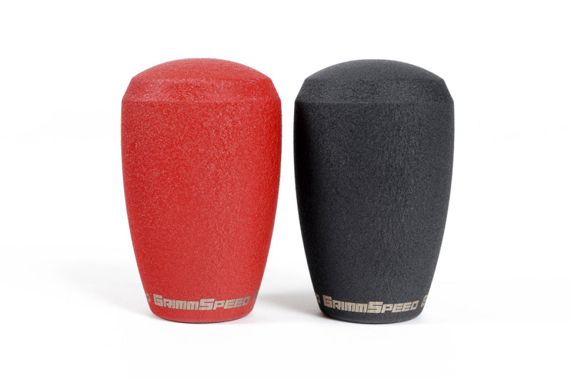 GrimmSpeed Shift Knob Stainless Steel - Subaru 5 Speed and 6 Speed Manual Transmission - Black - awdtuningtx