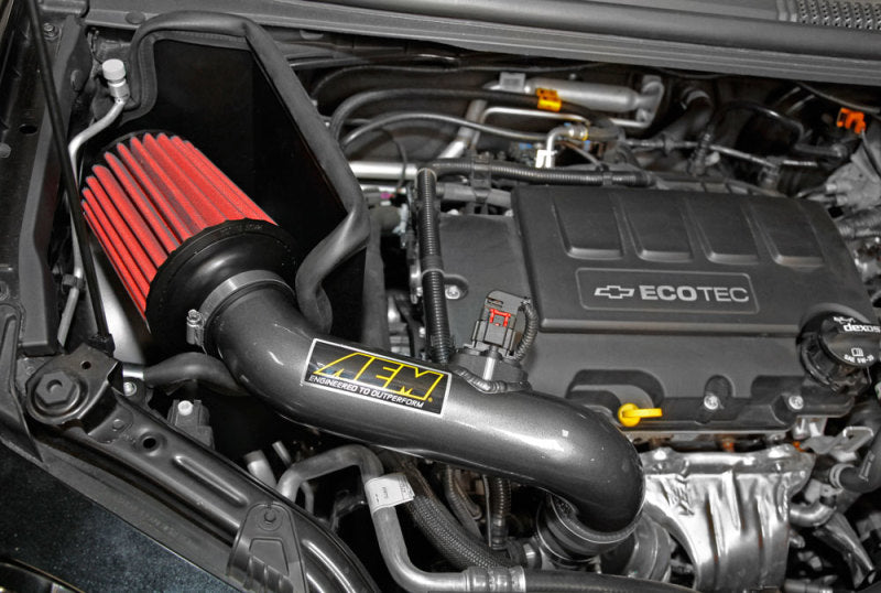 AEM 12-16 Chevrolet Sonic 1.4L L4 Gunmetal Gray Cold Air Intake - awdtuningtx