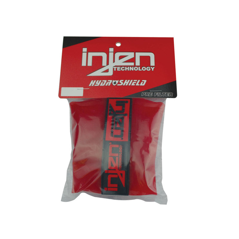 Injen Red Water Repellant Pre-Filter fits X-1022 6-1/2in Base / 8in Tall / 5-1/2in Top - awdtuningtx