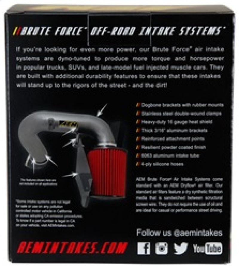 AEM 2.75 inch x 5 inch DryFlow Air Filter - awdtuningtx