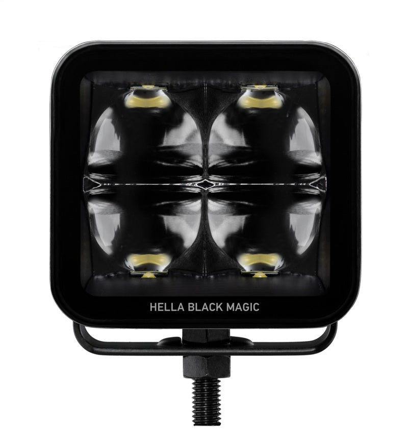 Hella Universal Black Magic 3.2in L.E.D. Cube Kit - Flood Beam (Long Range) - awdtuningtx