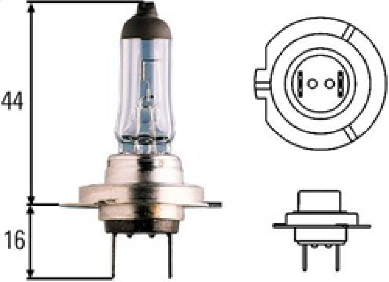 Hella Optilux H7 100W XB Extreme Blue Bulbs (Pair) - awdtuningtx