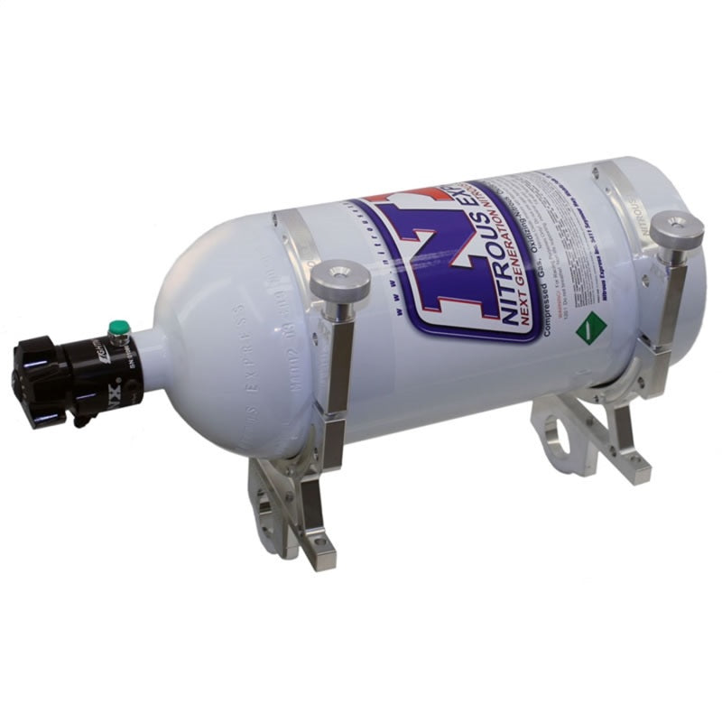 Nitrous Express Billet Bracket for 10 Or 15lb N2O Bottle Incl 1-5/8in Bar Mounts - awdtuningtx