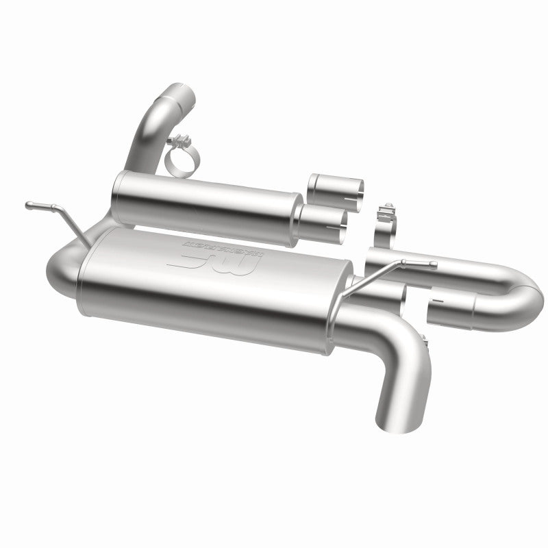 MagnaFlow 18-23 Jeep Wrangler JL 2.0L/3.6L Overland Series Axle-Back Exhaust - awdtuningtx