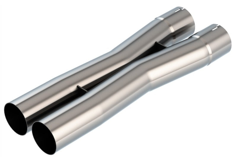 Borla 2.5in Universal X-Pipe 3.21in Inlet Centerline 3.45in Outlet Centerline 27.63in OAL - awdtuningtx