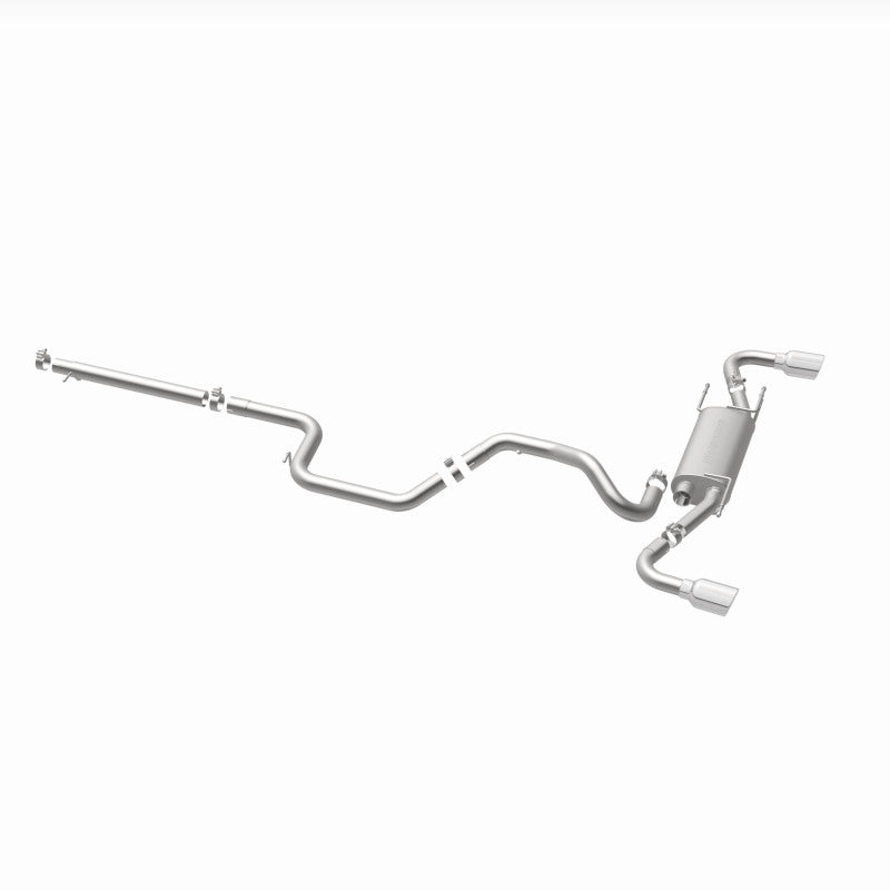 MagnaFlow 10-12 Mazda 3 L4 2.5L Hatchback Split Rear Exit Stainless Cat Back Performance Exhaust - awdtuningtx
