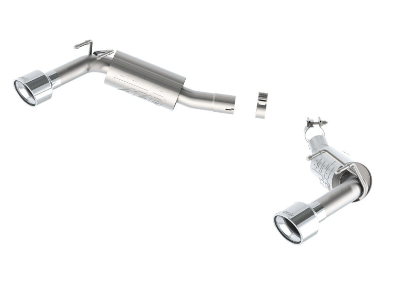 Borla 14-15 Camaro SS 6.2L V8 RWD Single Split Rr Exit ATAK Exhaust (rear section only) - awdtuningtx