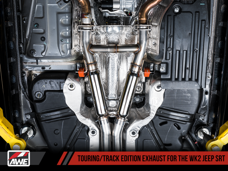 AWE Tuning 2020 Jeep Grand Cherokee SRT Touring Edition Exhaust - Diamond Black Tips - awdtuningtx
