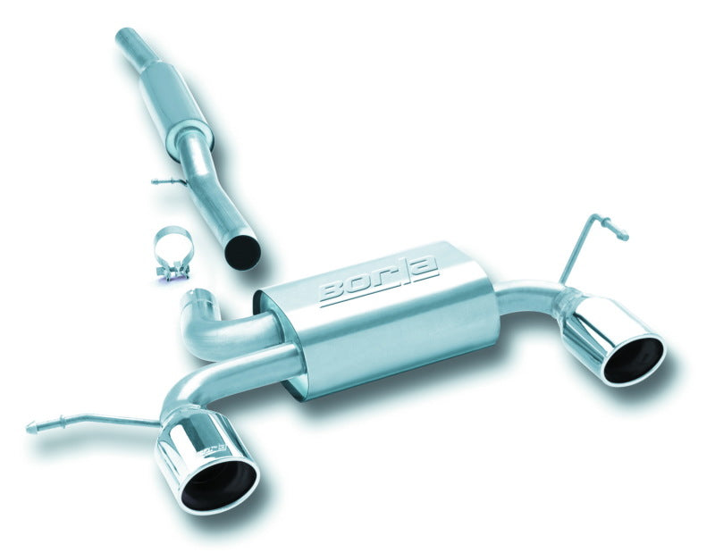Borla 01-06 Audi TT Quattro 1.8T 225HP MT AWD 2dr Single Split Rear Exit SS Catback Exhaust - awdtuningtx