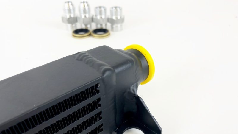 CSF 82-94 BMW 3 Series (E30) High Performance Oil Cooler w/-10AN Male & OEM Fittings - awdtuningtx