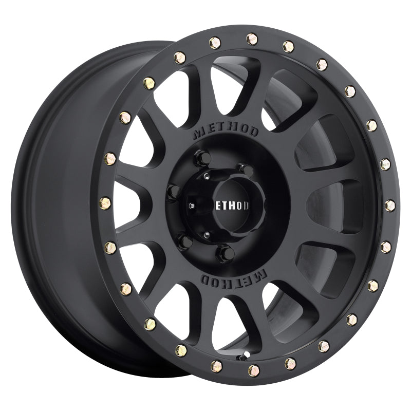 Method MR305 NV 20x10 -18mm Offset 6x135 94mm CB Matte Black Wheel - awdtuningtx