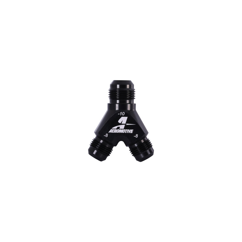 Aeromotive Y-Block - AN-08 - 2x AN-08 - awdtuningtx
