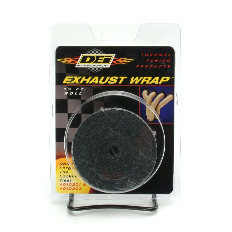 DEI Exhaust Wrap 1in x 15ft - Black - awdtuningtx