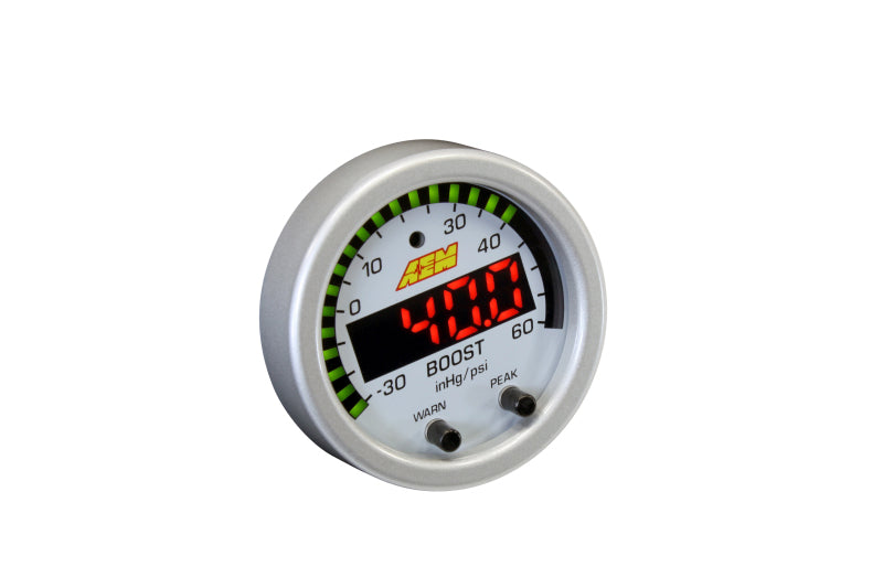 AEM X-Series Boost Pressure -30inHg 60psi Gauge Kit - awdtuningtx