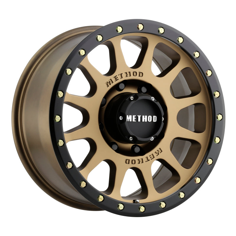 Method MR305 NV 18x9 +18mm Offset 8x170 130.81mm CB Method Bronze/Black Street Loc Wheel - awdtuningtx