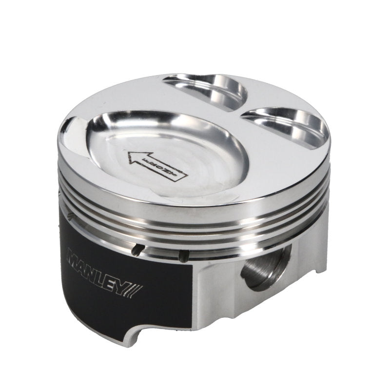 Manley Mazda 94mm 88mm +5mm Bore 9.5 CR Dish Type Platinum Series Pistons w/Rings - awdtuningtx