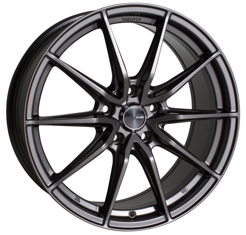 Enkei DRACO 18x8.0 5x108 40mm Offset 72.6mm Bore Anthracite Wheel - awdtuningtx