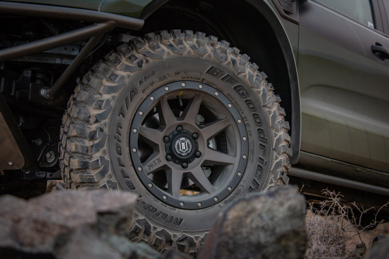 ICON Rebound 17x8.5 6x5.5 25mm Offset 5.75in BS 95.1mm Bore Bronze Wheel - awdtuningtx