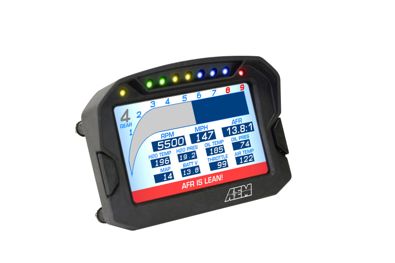 AEM CD-5G Carbon Digital Dash Display w/ Interal 10Hz GPS & Antenna - awdtuningtx