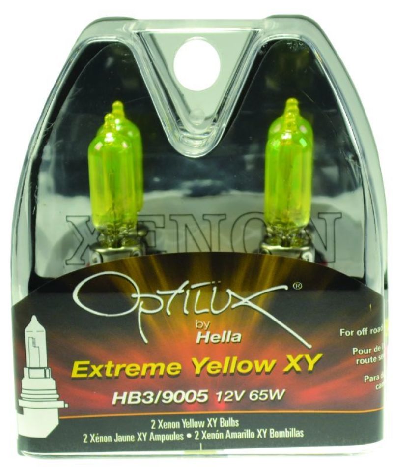 Hella Optilux HB3 9005 12V/65W XY Xenon Yellow Bulb - awdtuningtx