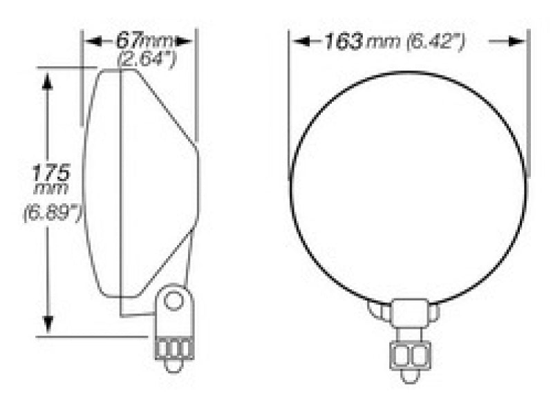 Hella 500 Series 12V/55W Halogen Driving Lamp Kit - awdtuningtx