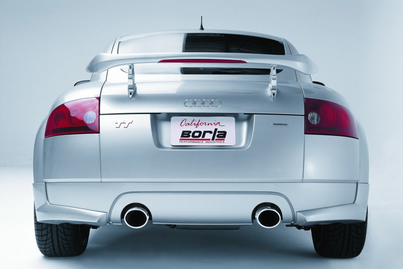 Borla 01-06 Audi TT Quattro 1.8T 225HP MT AWD 2dr Single Split Rear Exit SS Catback Exhaust - awdtuningtx
