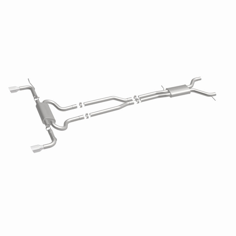 MagnaFlow 07 Audi Q7 V8 4.2L Dual Split Rear Exit Stainless Cat-Back Perf Exhaust - awdtuningtx