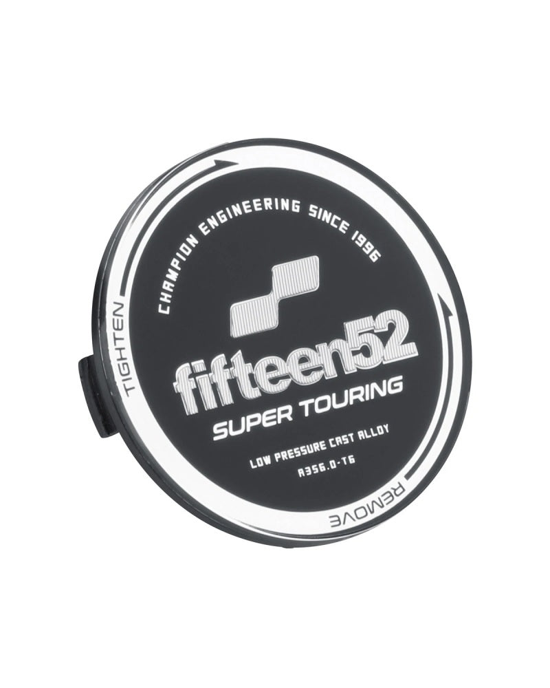 fifteen52 Super Touring (Chicane/Podium) Center Cap Single - Black/Chrome - awdtuningtx