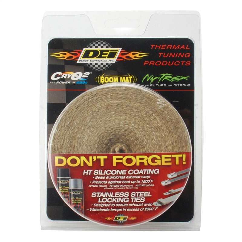 DEI Exhaust Wrap 2in x 25ft - Tan - awdtuningtx