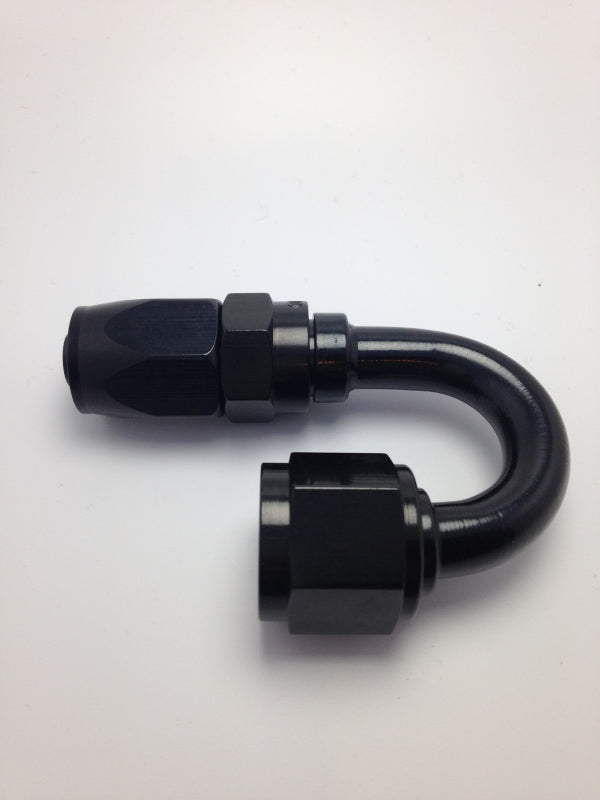 Fragola -10AN x 180 Degree Pro-Flow Hose End - Black - awdtuningtx