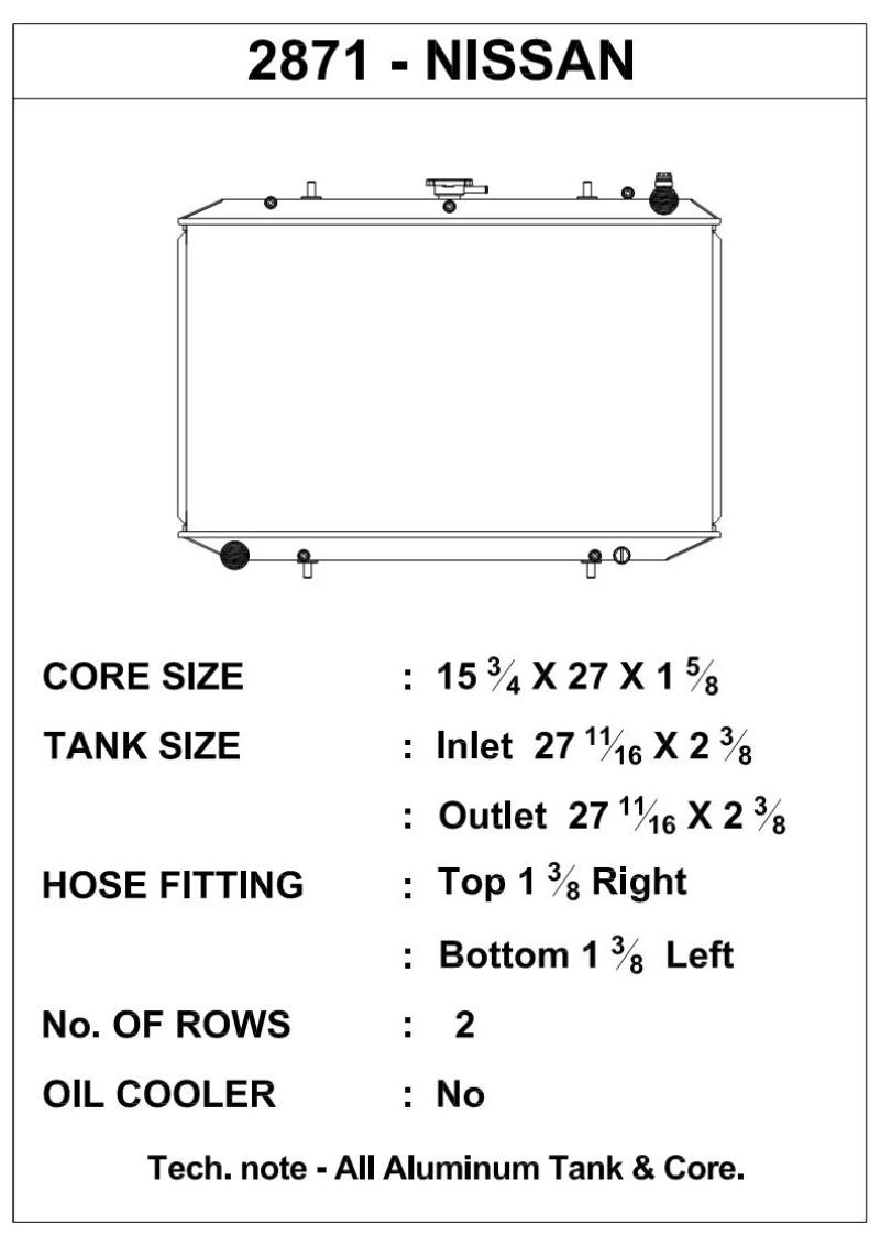 CSF 90-97 Nissan 300ZX Radiator - awdtuningtx