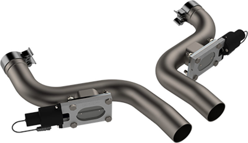 QTP 15-19 Dodge Challenger/Charger 6.2L/6.4L 304SS Aggressor Cutout Dual Mid Pipes - awdtuningtx