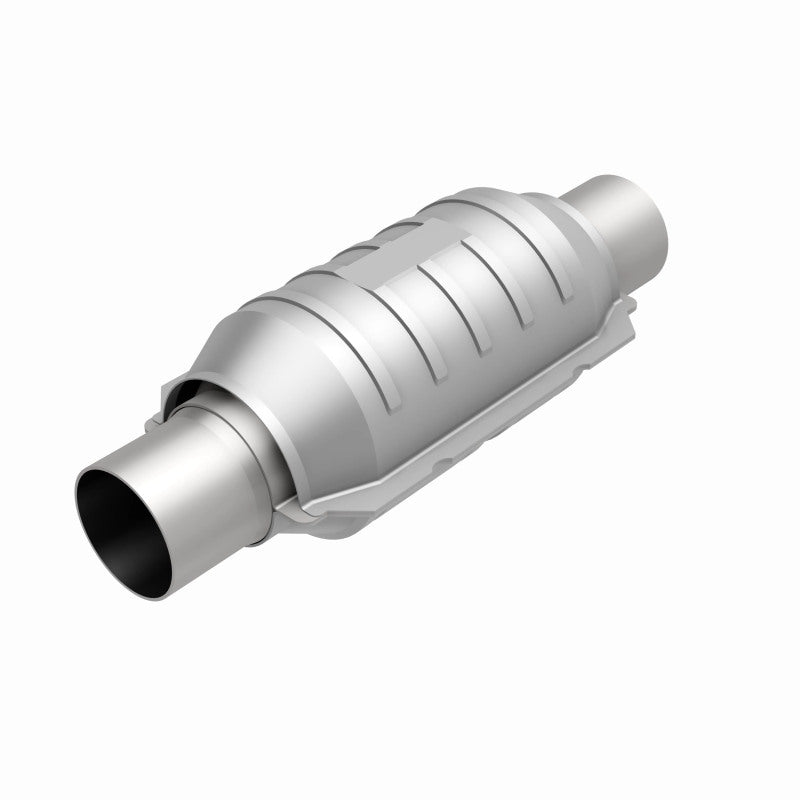 MagnaFlow Conv Univ 3in Inlet/Outlet Center/Center Round 9in Body L x 5.125in W x 13in Overall L - awdtuningtx