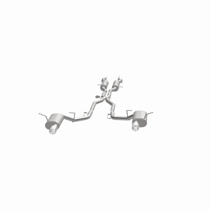 MagnaFlow 11-12 Dodge Durango V8 5.7L Dual Split Rear Exit Stainless Cat Back Performance Exhaust - awdtuningtx