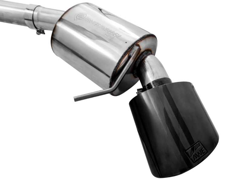 AWE Tuning Audi B9 RS 5 Sportback Touring Edition Exhaust-Non Resonated- Diamond Black RS Style Tips - awdtuningtx