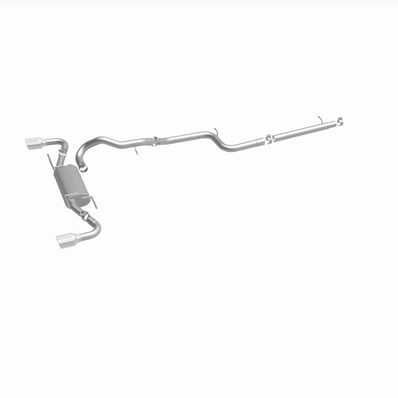 MagnaFlow 10-12 Mazda 3 L4 2.5L Hatchback Split Rear Exit Stainless Cat Back Performance Exhaust - awdtuningtx