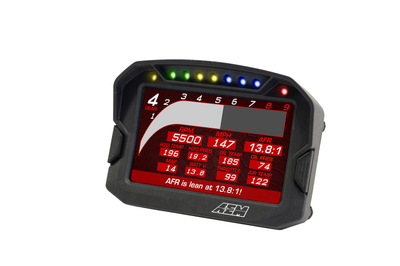 AEM CD-5G Carbon Digital Dash Display w/ Interal 10Hz GPS & Antenna - awdtuningtx