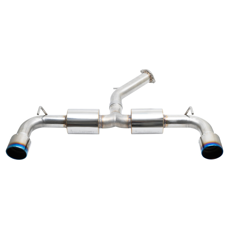 Injen 19-22 Hyundai Veloster N L4 2.0L Turbo Performance SS Axle Back Exhaust System - Burnt Ti Tips - awdtuningtx
